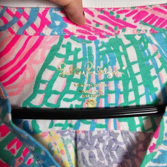 Lily Pulitzer Ali Dress Multi Roar of The Seas Women's XS - Picture 3 of 8